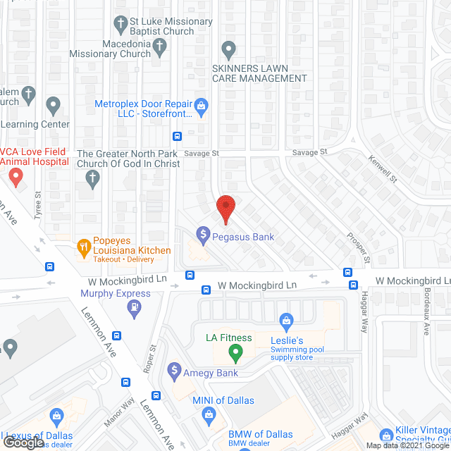 Parker's Home Health Agency in google map