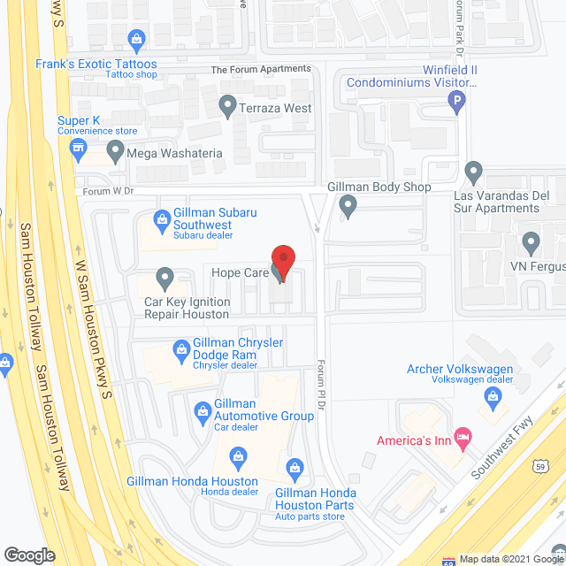 Miltens Home Health Agency in google map