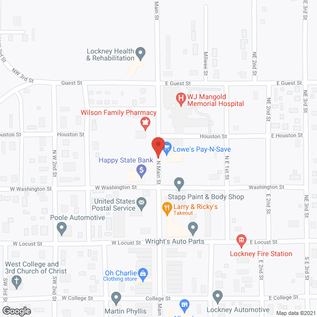 Mangold Memorial Hospital Home in google map