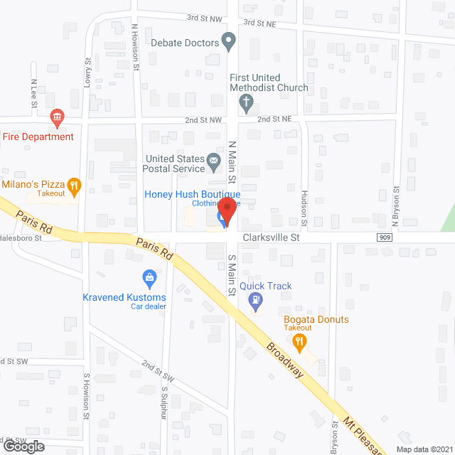 Hometown Home Health Svc in google map
