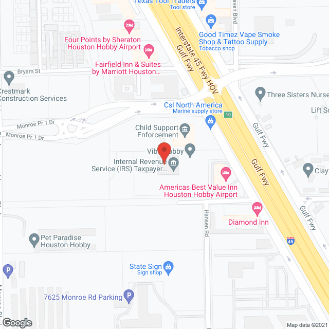 Gulf Coast Nursing Svc in google map