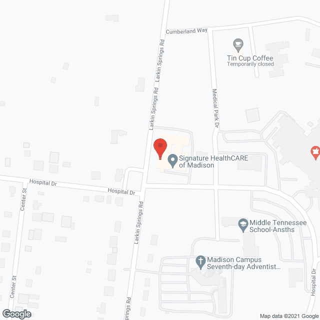 Sunbelt Home Health Svc in google map