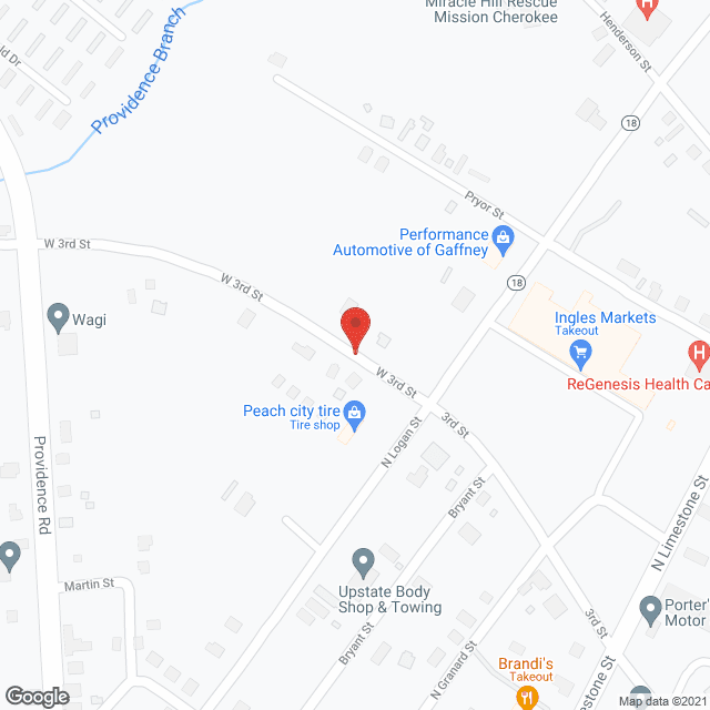 DHEC Home Health Svc in google map