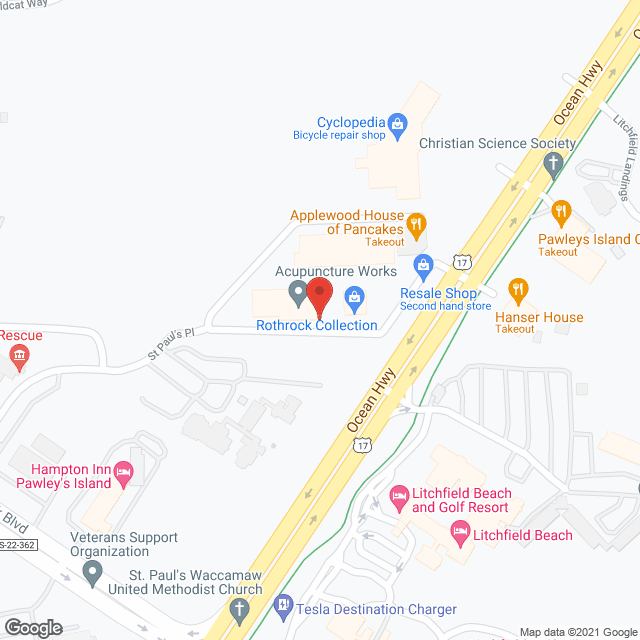 Adult Day Care Ctr in google map