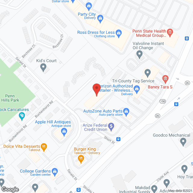 Nittany Home Health in google map