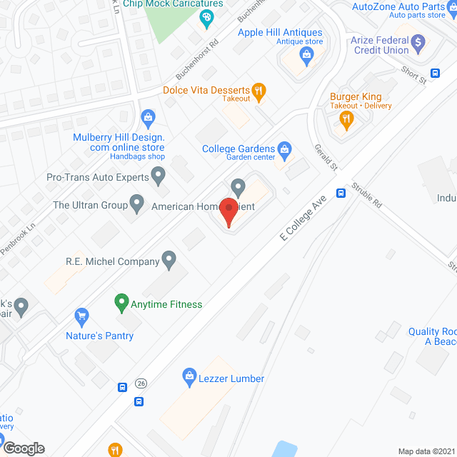 Centre Crossings Hospice in google map