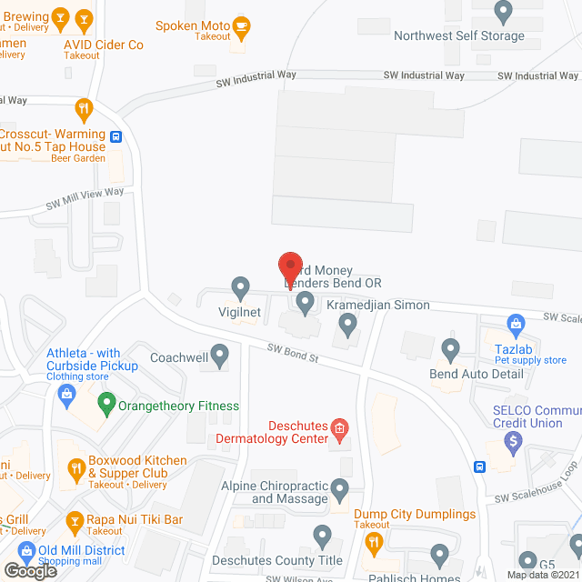 Evergreen In-Home Care in google map