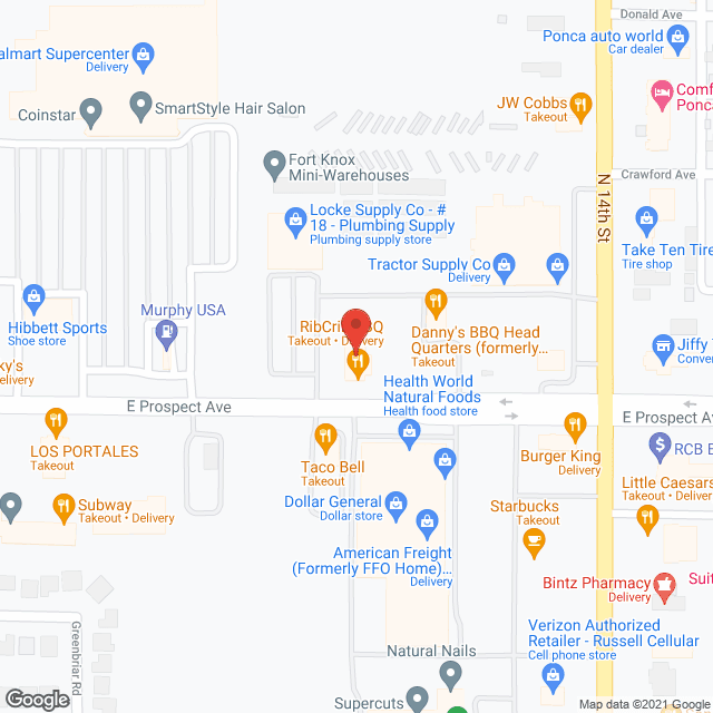 Home Health Care Agency in google map