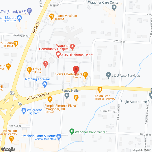Corner Store Home Healthcare in google map