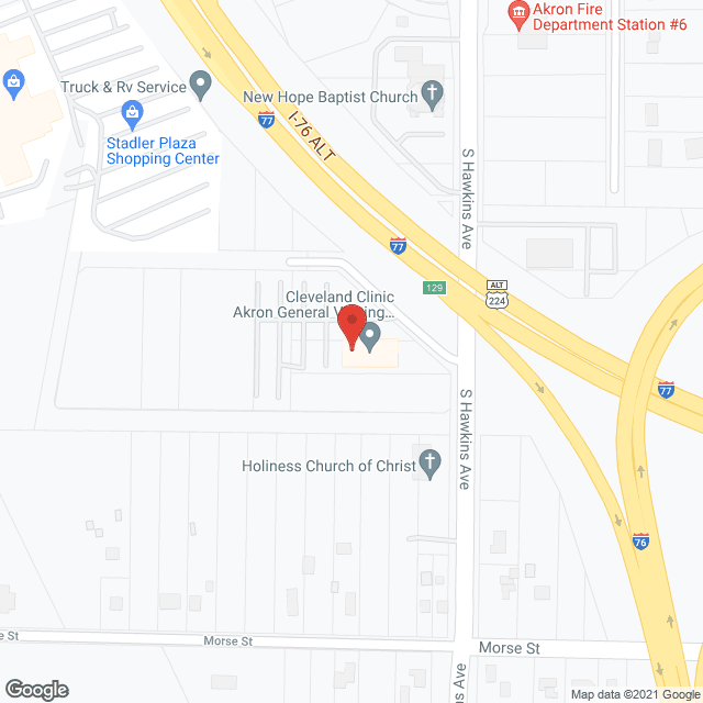 Visiting Nurse Svc in google map