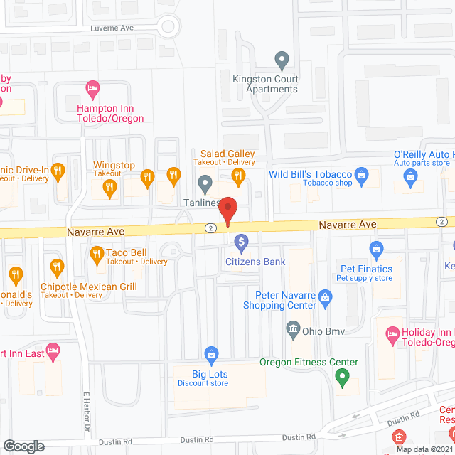 Health Services Connections in google map