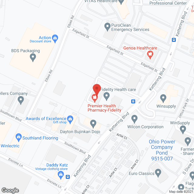 Fidelity Health Care in google map