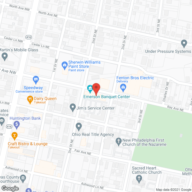 All American Health Care in google map