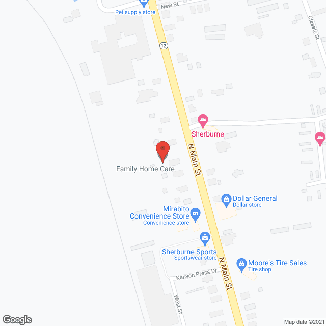 Family Home Care Inc in google map