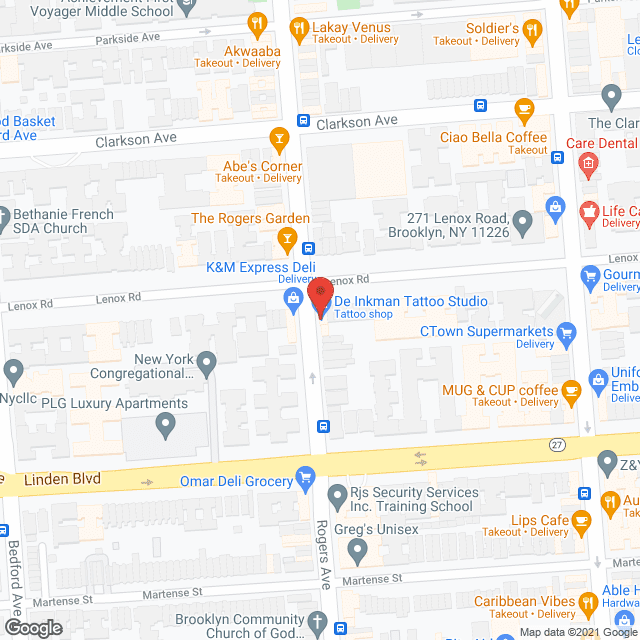 Brooklyn Homecare Agency in google map