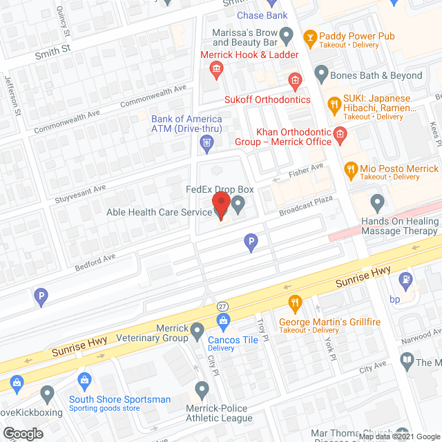Able Health Care Svc in google map