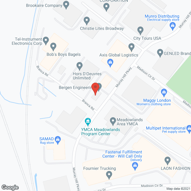 Hackensack Medical Ctr-Home in google map