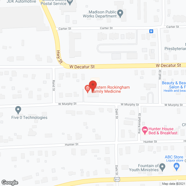 Advanced Home Care in google map