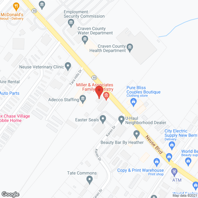 Accommodating Home Care Inc in google map