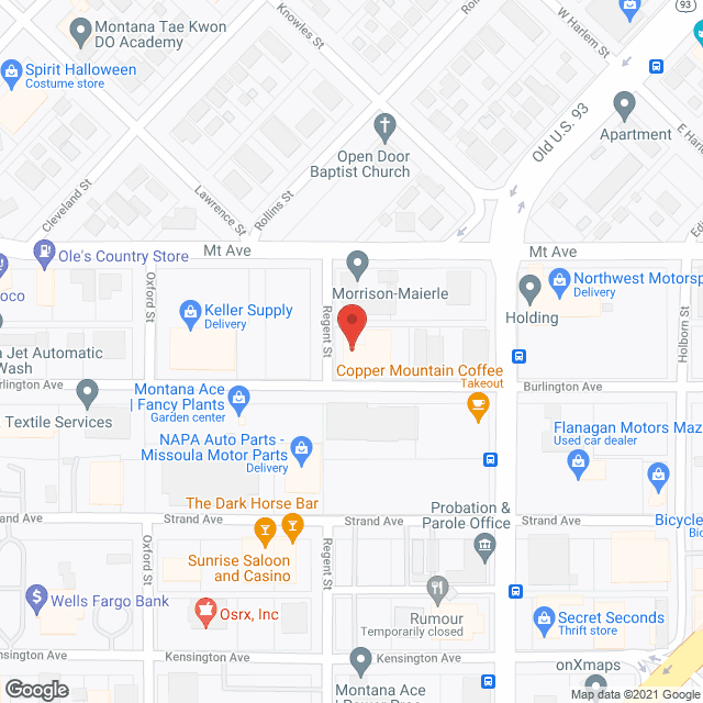 Home Care Svc in google map