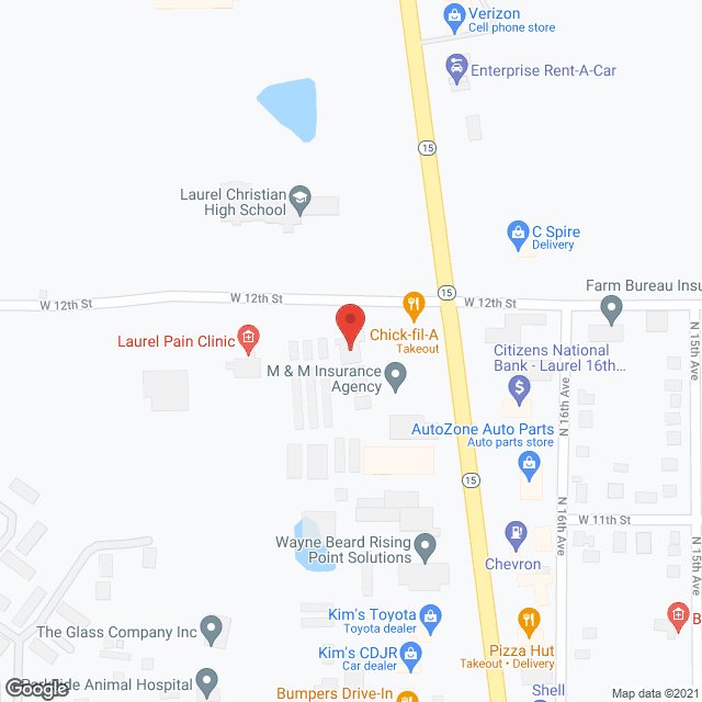 South Mississippi Home Care in google map