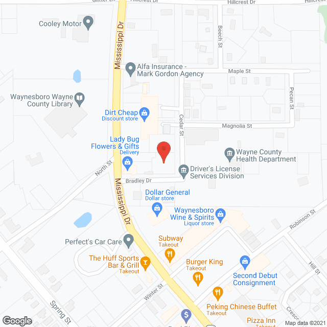 Magnolia Haven in google map