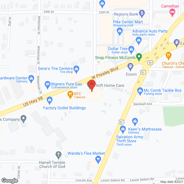 Gilbert's Home Health Agency in google map