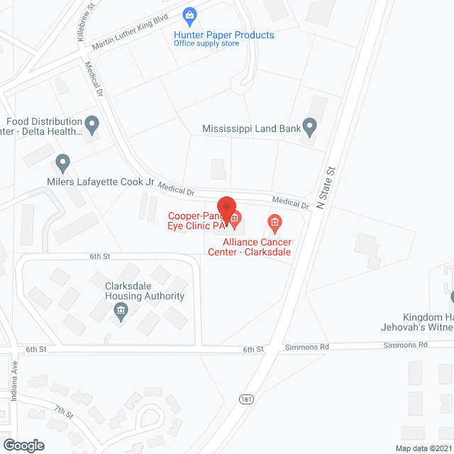 Continue Care-Home Health in google map