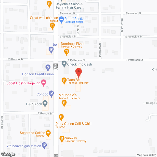 Tiffany Care Ctr in google map
