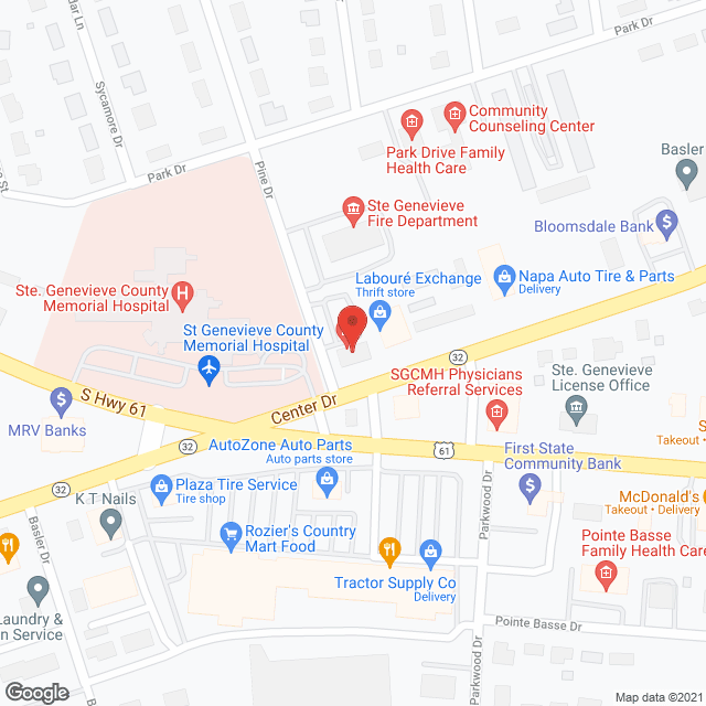 Home Health Care Svc in google map