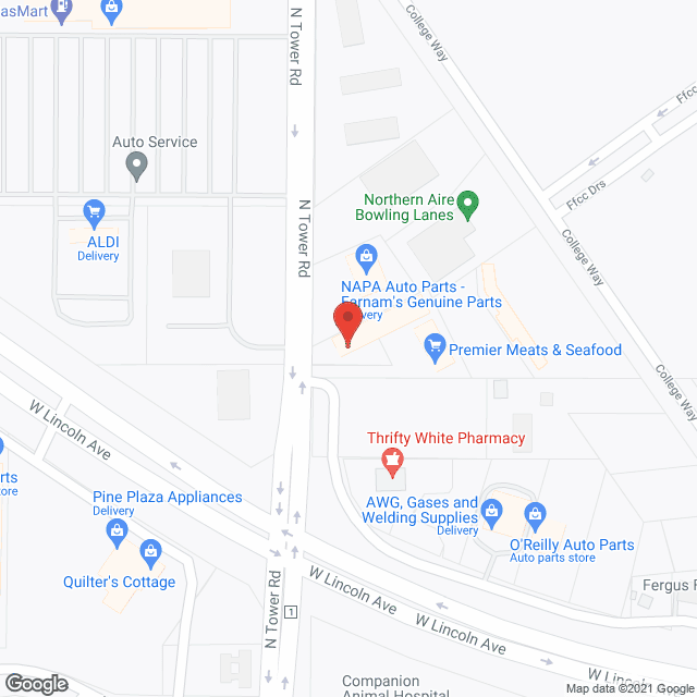 New Dimensions Home Health in google map