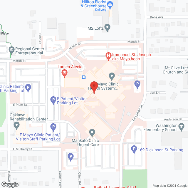 Hilltop Neighbors in google map