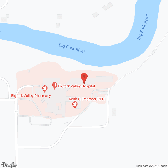 Big Fork Valley Villa in google map