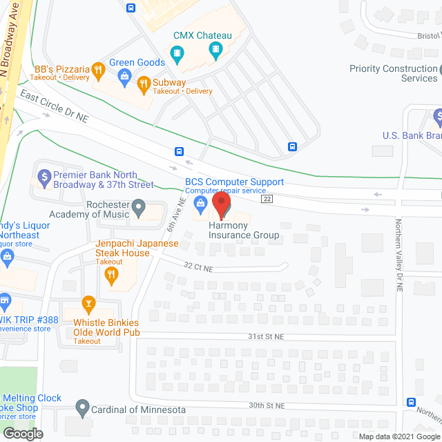 Alliance Health Care in google map