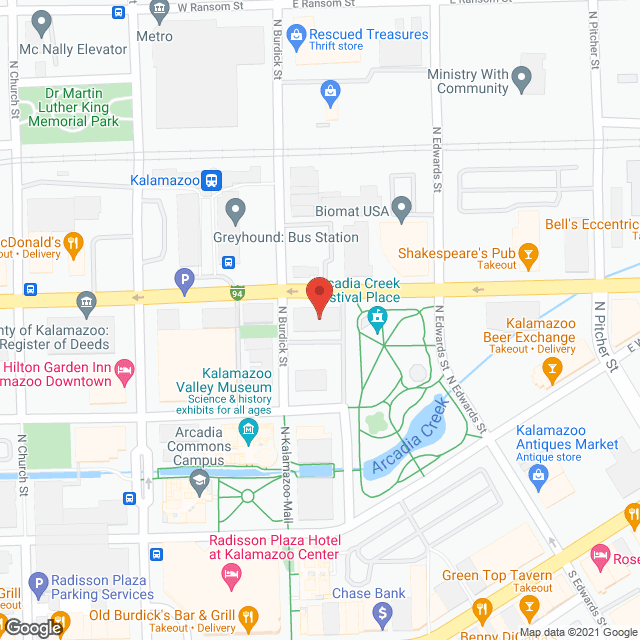 Visiting Nurse Assn in google map