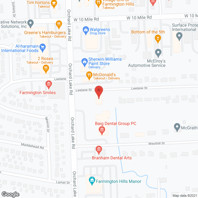 New Horizons Home Care in google map