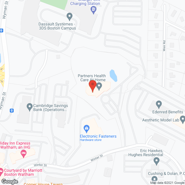 Partners Home Care in google map