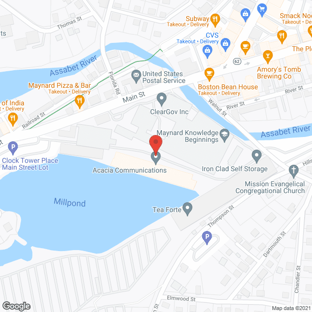 Emerson Hospital Home Care in google map