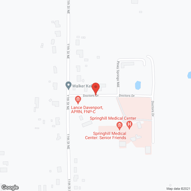 National Home Care Svc in google map