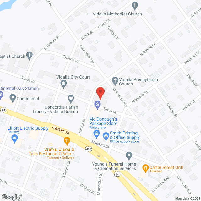 Louisiana Home Care Vidalia in google map