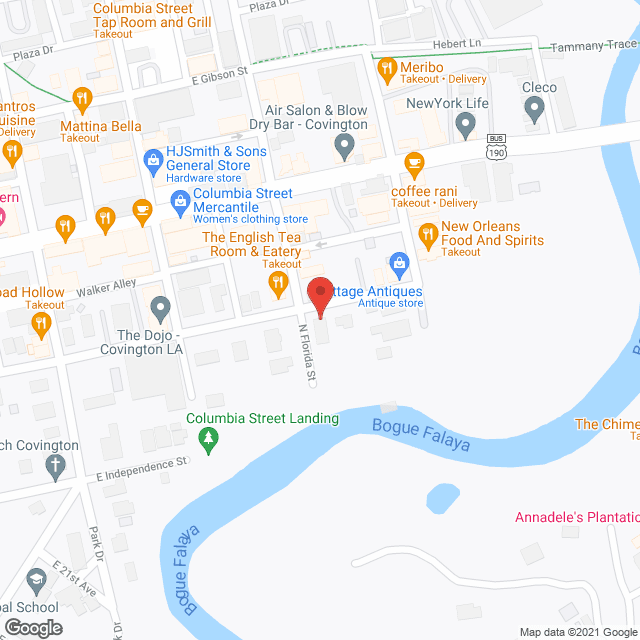 Concerned Care Home Health in google map