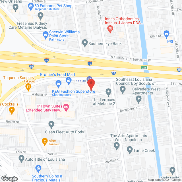 Bayou Home Care in google map
