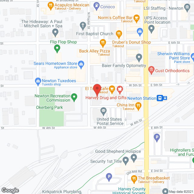 Comfort Keepers of Newton in google map