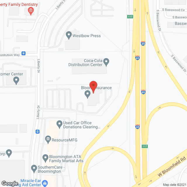 Vistacare of Bloomington in google map