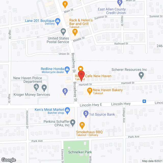 New Horizons Home Health Svc in google map