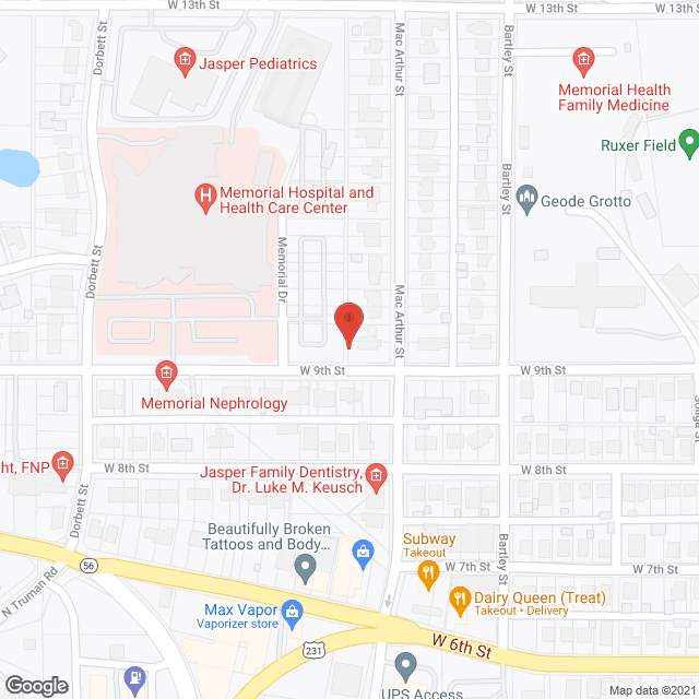Memorial Home Care Of Memorial in google map
