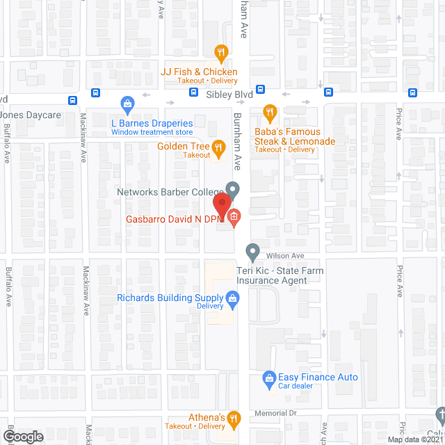 Webster's Home Svc in google map