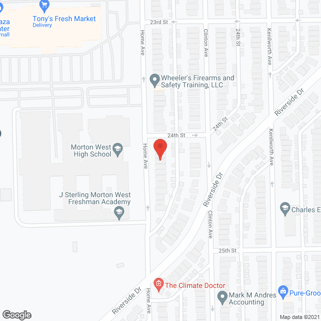 Renaissance Home Health Svc in google map