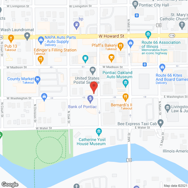 OSF Home Care in google map