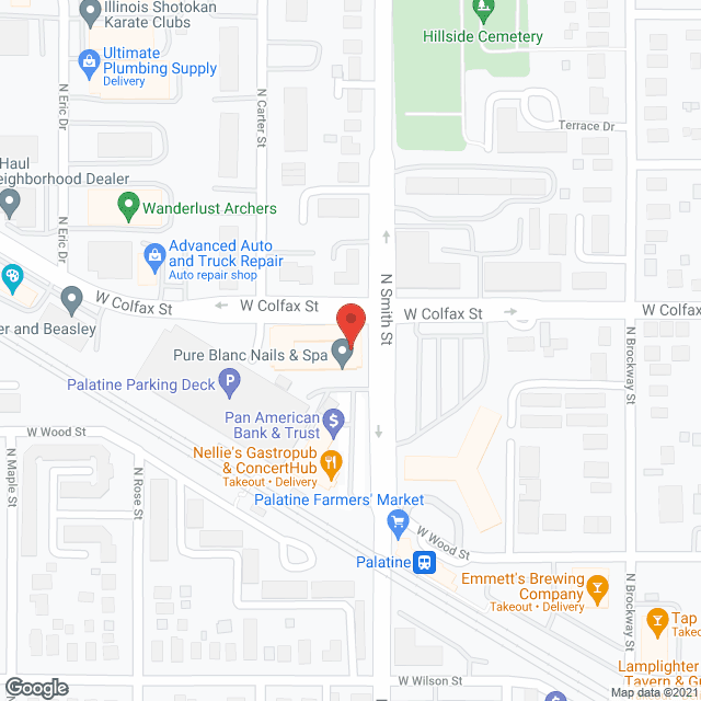 Home Health Plus in google map